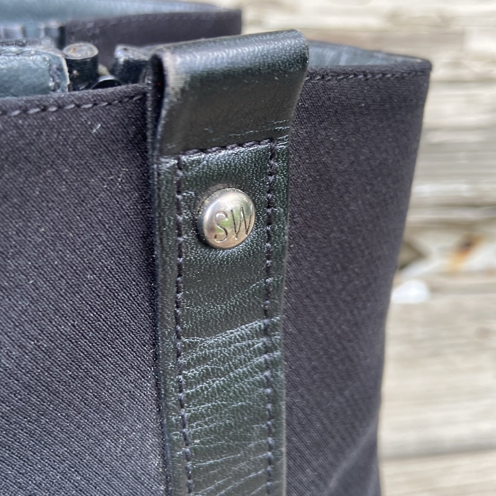 Stuart Weitzman Black GORE‑TEX Waterproof Square Toe Ankle Boot Women's Size 7.5 - Picture 11 of 14